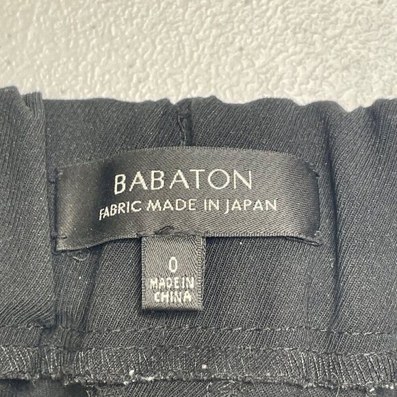 Aritzia Babaton‎ Cohen Pants Women's 0 Japanese Texture Crop Tailored Pleated - Picture 4 of 12